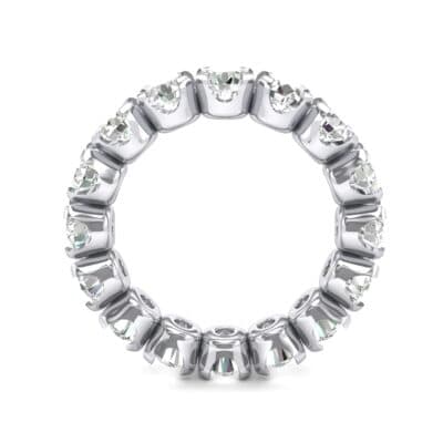 Round Brilliant Crystal Eternity Ring (1.28 CTW) Side View
