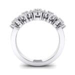 Five Flower Crystal Ring (0.44 CTW) Side View