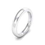 Classic Domed Wedding Ring (0 CTW) Perspective View