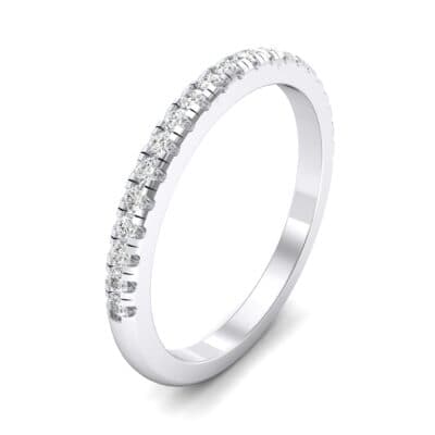 Pave Diamond Ring (0.22 CTW) Perspective View