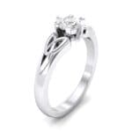 Celtic Six-Prong Diamond Engagement Ring (0.46 CTW) Perspective View