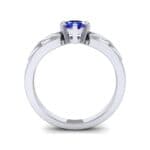 Celtic Six-Prong Blue Sapphire Engagement Ring (0.64 CTW) Side View