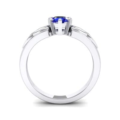 Celtic Six-Prong Blue Sapphire Engagement Ring (0.64 CTW) Side View