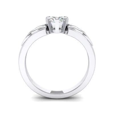 Celtic Six-Prong Crystal Engagement Ring (0.46 CTW) Side View