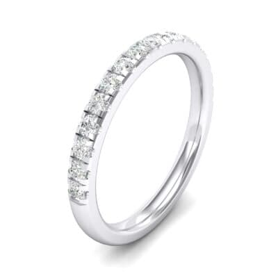 Pave Crystal Ring (0 CTW) Perspective View