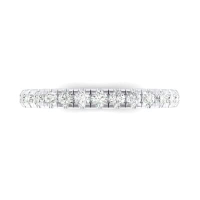 Pave Crystal Ring (0 CTW) Top Flat View