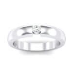 Floating Solitaire Diamond Ring (0.06 CTW) Top Dynamic View