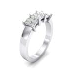 Invisible-Set Dozen Diamond Ring (0.72 CTW) Perspective View