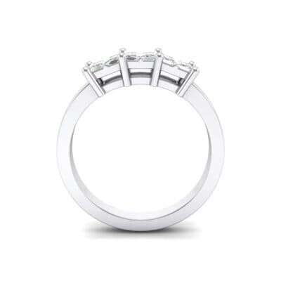 Invisible-Set Dozen Diamond Ring (0.72 CTW) Side View