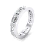Channel-Set Baguette Crystal Eternity Ring (2.04 CTW) Perspective View