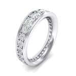 Round Brilliant Tapered Crystal Eternity Ring (1.98 CTW) Perspective View