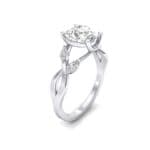 Twisting Vine Crystal Engagement Ring (2.04 CTW) Perspective View