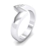 Asymmetrical Channel-Set Crystal Ring (0 CTW) Perspective View
