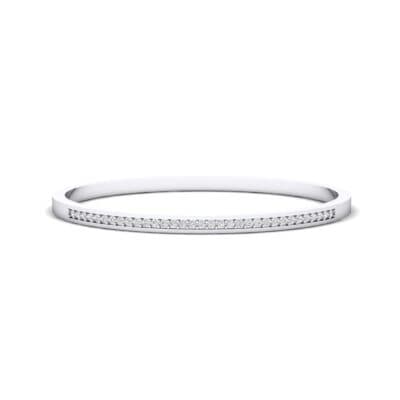 Pave Row Crystal Bangle (0.5 CTW) Perspective View