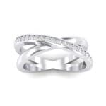 Crisscross Crystal Ring (0.17 CTW) Top Dynamic View