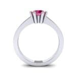 Six-Prong Ruby Engagement Ring (0.93 CTW) Side View
