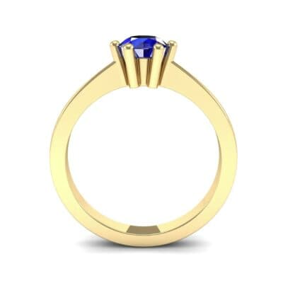 Six-Prong Blue Sapphire Engagement Ring (0.93 CTW) Side View