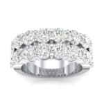 Two-Row Shared Prong Diamond Ring (4 CTW) Top Dynamic View