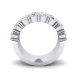 Two-Row Shared Prong Diamond Ring (4 CTW) Side View