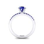 Channel-Set Blue Sapphire Ring (0.3 CTW) Side View