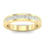 Channel-Set Princess-Cut Diamond Ring (0.6 CTW) Top Dynamic View
