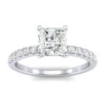 Princess-Cut Diamond Engagement Ring (0.67 CTW) Top Dynamic View