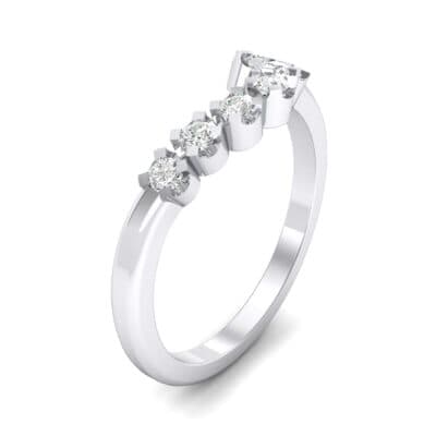 Seven-Stone Constellation Crystal Ring (0 CTW) Perspective View