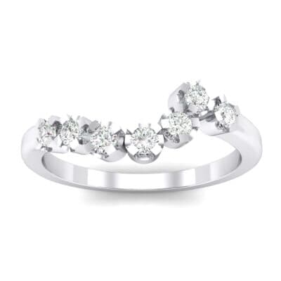 Seven-Stone Constellation Crystal Ring (0 CTW) Top Dynamic View