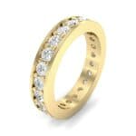 Luxe Flat-Sided Pave Diamond Eternity Ring (1.61 CTW) Perspective View