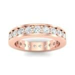 Luxe Flat-Sided Pave Diamond Eternity Ring (1.61 CTW) Top Dynamic View