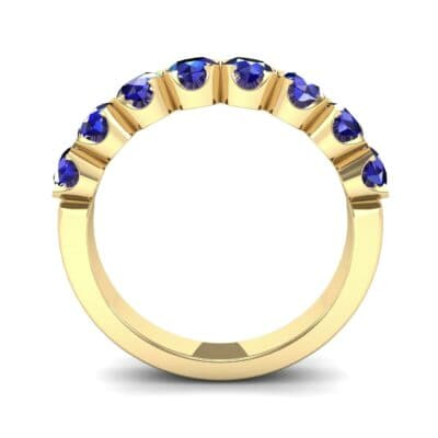 Coronet Blue Sapphire Ring (0.52 CTW) Side View