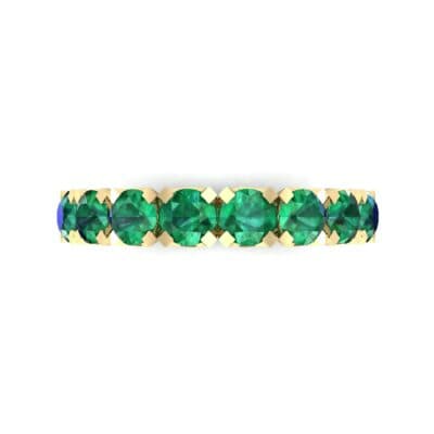 Coronet Emerald Ring (0.52 CTW) Top Flat View