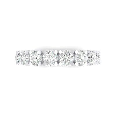 Coronet Crystal Ring (1.28 CTW) Top Flat View
