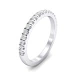 Fishtail Pave Crystal Ring (0.29 CTW) Perspective View