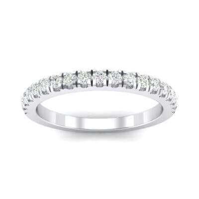 Fishtail Pave Crystal Ring (0.29 CTW) Top Dynamic View