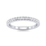 Thin French Pave Diamond Eternity Ring (0.42 CTW) Top Dynamic View