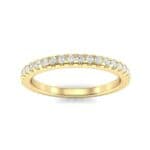 Thin French Pave Diamond Eternity Ring (0.42 CTW) Top Dynamic View