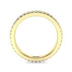 Thin French Pave Diamond Eternity Ring (0.42 CTW) Side View