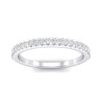 Twinkle Fishtail Pave Crystal Ring (0.17 CTW) Top Dynamic View