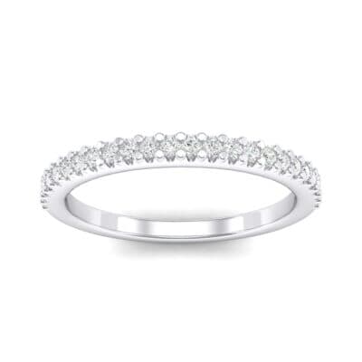 Twinkle Fishtail Pave Diamond Ring (0.17 CTW) Top Dynamic View