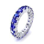 Aria Tapered Blue Sapphire Eternity Ring (2.2 CTW) Perspective View