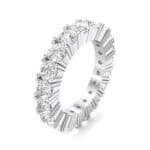 Aria Tapered Crystal Eternity Ring (2.2 CTW) Perspective View