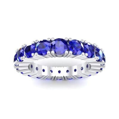Aria Tapered Blue Sapphire Eternity Ring (2.2 CTW) Top Dynamic View