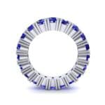 Aria Tapered Blue Sapphire Eternity Ring (2.2 CTW) Side View