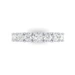 Aria Tapered Diamond Eternity Ring (2.2 CTW) Top Flat View