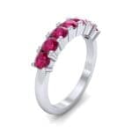 Luxe Seven-Stone Ruby Ring (0.77 CTW) Perspective View