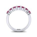 Luxe Seven-Stone Ruby Ring (0.77 CTW) Side View
