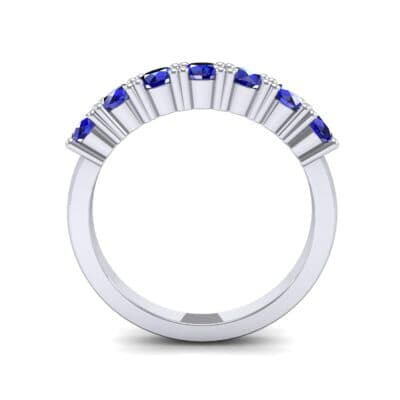 Luxe Seven-Stone Blue Sapphire Ring (0.77 CTW) Side View