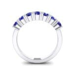 Luxe Seven-Stone Blue Sapphire Ring (0.77 CTW) Side View