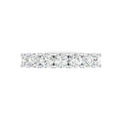 Luxe Seven-Stone Crystal Ring (0.77 CTW) Top Flat View